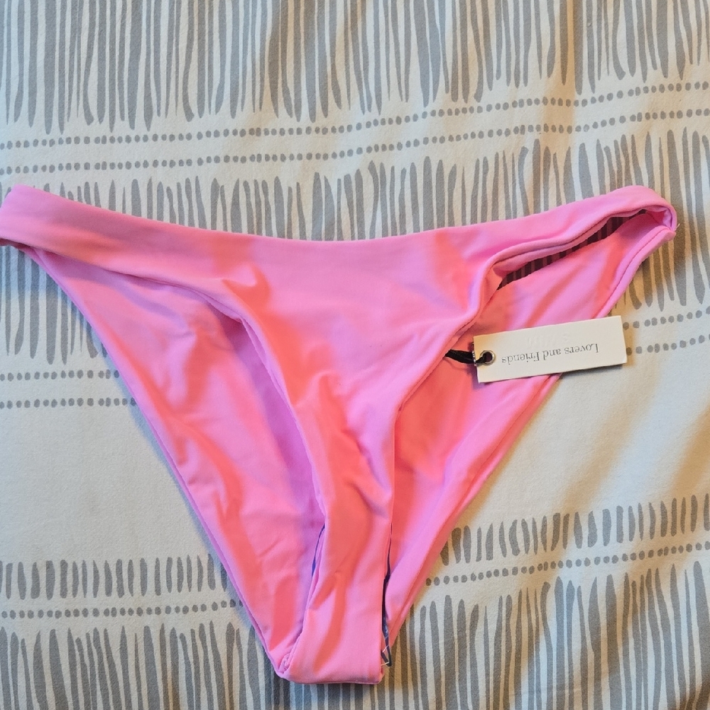 Lovers + Friends NWT Pink Bikini Bottom